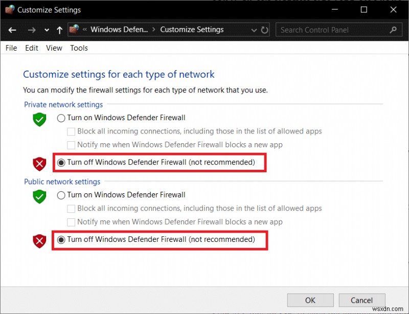 Windows 10 でこのネットワークに接続できない問題を修正 