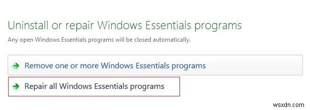 Windows Live メールが起動しない問題を修正 