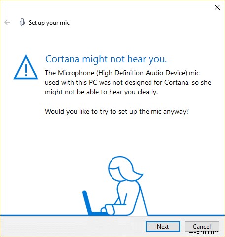 Cortana に私の声が聞こえない問題を解決する 7 つの方法