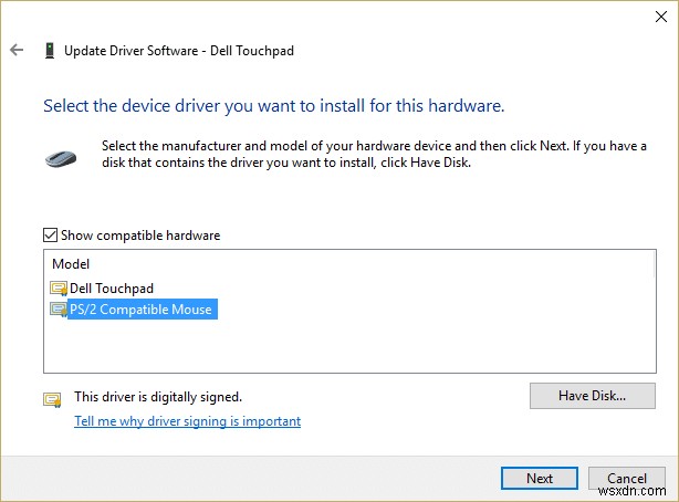 Windows 10 のマウスのフリーズまたはスタックの問題を解決する