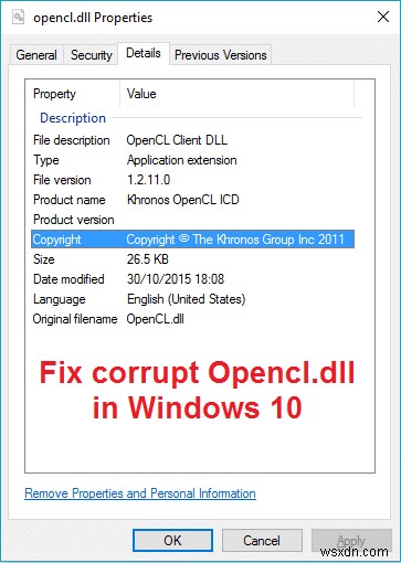 Windows 10 で破損した Opencl.dll を修正する 