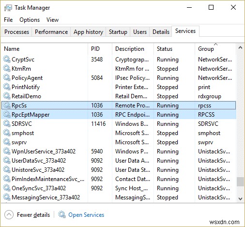 svchost.exe (netsvcs) による高 CPU 使用率の修正 