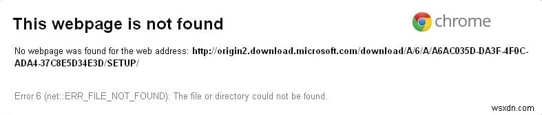 Google Chrome エラー 6 (net::ERR_FILE_NOT_FOUND) を修正 