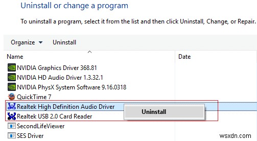 オーディオの問題を修正する Windows 10 Creators Update 