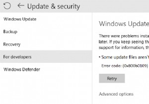 Windows 10アップデート時のエラー0x800b0109「一部の更新ファイルが正しく署名されていません」を解決する方法