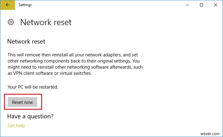 Windows 10 Creators Update に更新した後、インターネットに接続できない問題を修正 