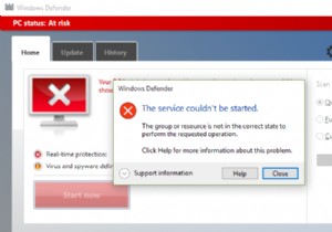 ウィンドウディフェンダーエラー0x800705b4を修正 