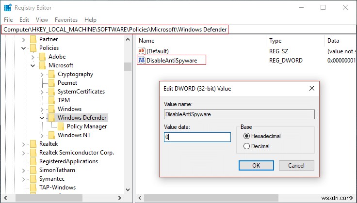 ウィンドウディフェンダーエラー0x800705b4を修正 