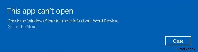 Windows 10でこのアプリを開けない問題を修正 