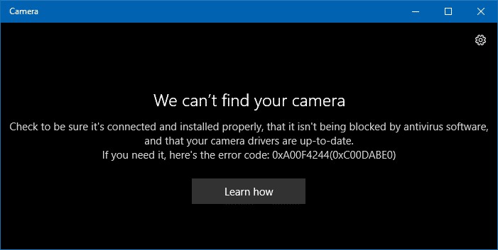 Windowsがカメラを見つけられない、または起動できない問題を修正 