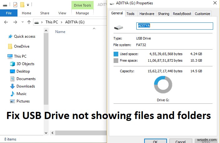 [修正済み] USB ドライブにファイルとフォルダーが表示されない 