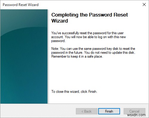 Windows 10 でパスワード リセット ディスクを作成する方法 