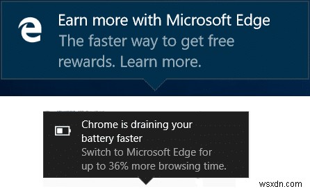 Windows 10 Microsoft Edge 通知を無効にする 