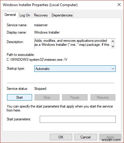 Windowsインストーラーのアクセス拒否エラーを修正 