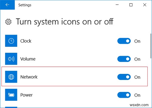 Windows 10のタスクバーにWiFiアイコンが表示されない問題を修正 