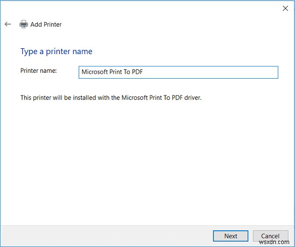 [解決しよう] Microsoft Print to PDF が機能しない 