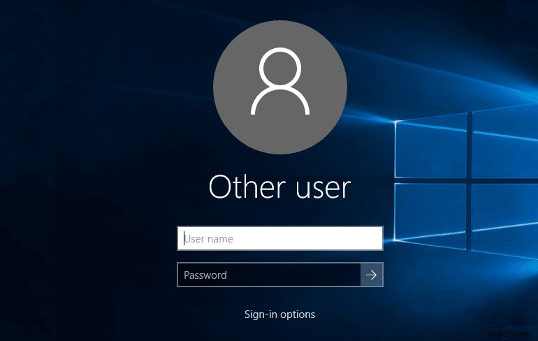 Windows 10 ログイン画面でメールアドレスを非表示にする 