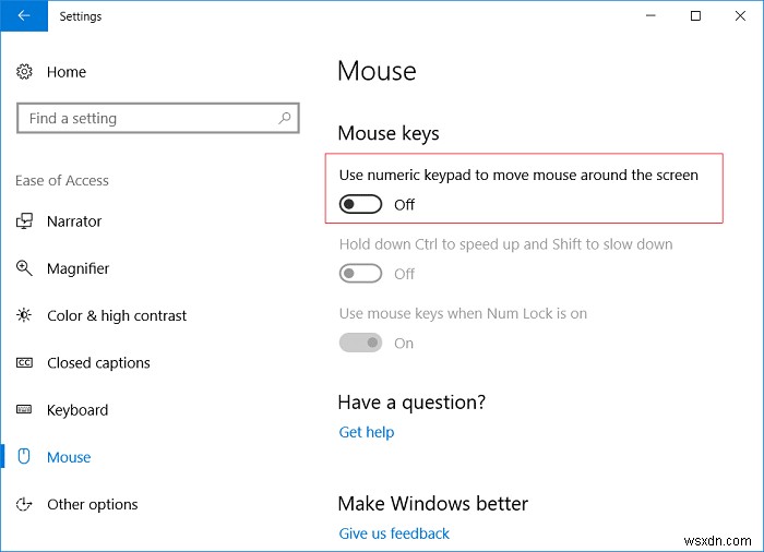 Windows 10 でテンキーが機能しない [解決しよう] 