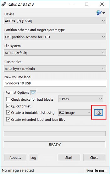 Windows 10 の起動可能な USB フラッシュ ドライブを作成する方法 