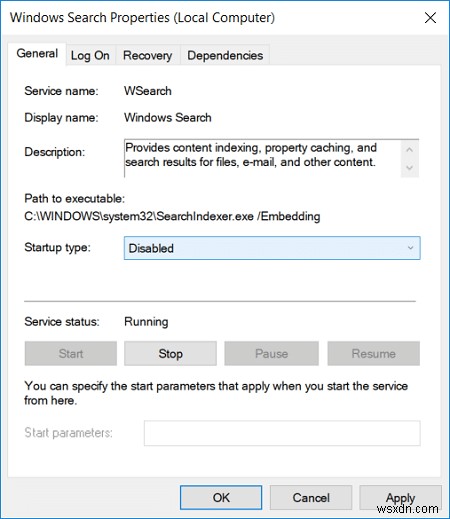 Searchindexer.exe の高い CPU 使用率を修正 