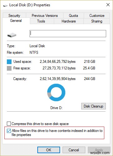 Searchindexer.exe の高い CPU 使用率を修正 