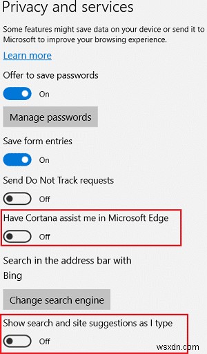 Windows 10 でデータ ログを無効にする方法 