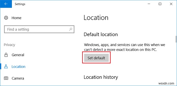 PC の既定の場所を設定する方法 