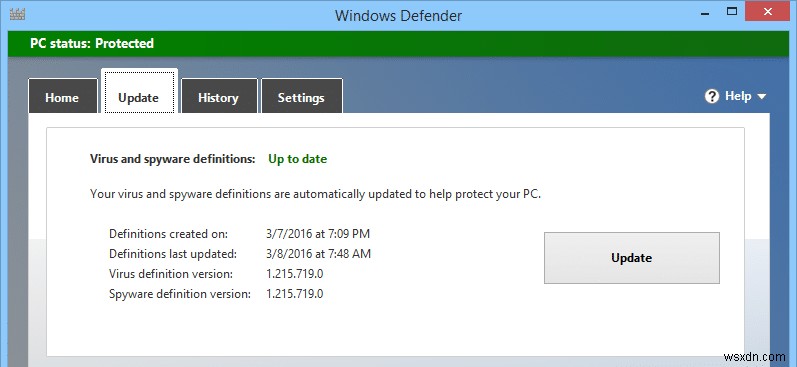 Windows Defender Update がエラー 0x80070643 で失敗する問題を修正 