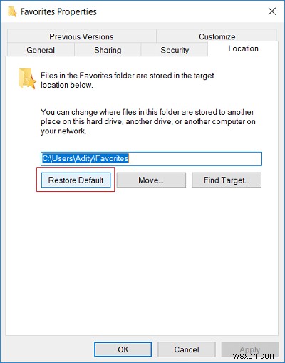 Windows 10 の Internet Explorer で見つからないお気に入りを修正する 
