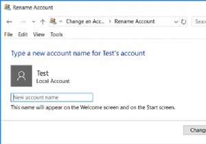 Windows 10 でユーザー アカウント名を変更する 6 つの方法