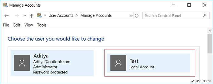Windows 10 でユーザー アカウント名を変更する 6 つの方法