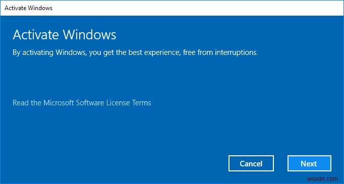 ソフトウェアなしで Windows 10 をアクティベートする方法