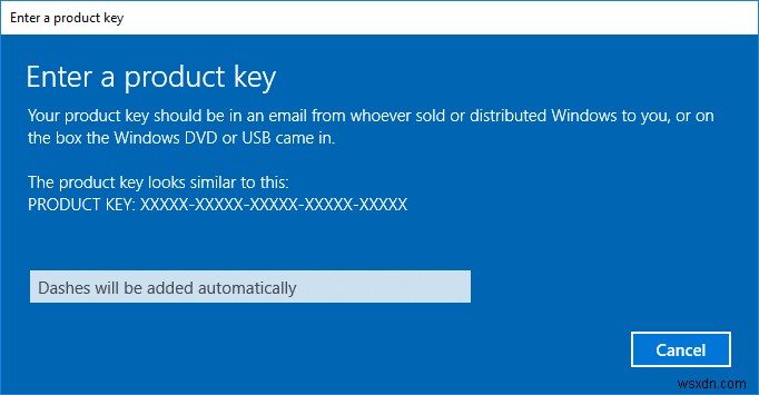 ソフトウェアなしで Windows 10 をアクティベートする方法