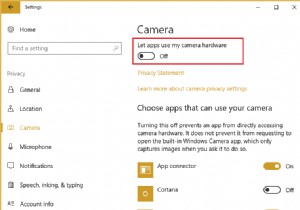 Windows 10でカメラへのアプリアクセスを許可・拒否する3つの方法