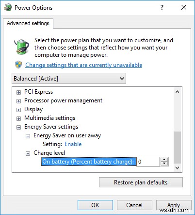 Windows 10 でバッテリー セーバーを有効または無効にする方法 