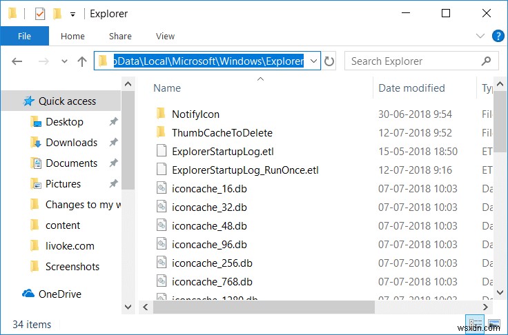 サムネイル キャッシュの自動削除から Windows 10 を停止する 