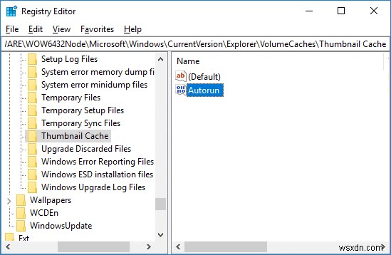 サムネイル キャッシュの自動削除から Windows 10 を停止する 
