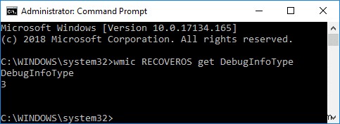 ブルー スクリーン オブ デスでダンプ ファイルを作成するように Windows 10 を構成する 