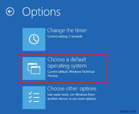 Windows 10 でデフォルトのオペレーティング システムを変更する方法