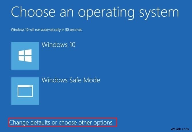 Windows 10 でデフォルトのオペレーティング システムを変更する方法