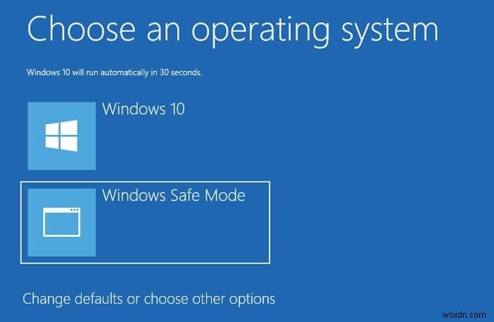 Windows 10 のブート メニューにセーフ モードを追加する方法 