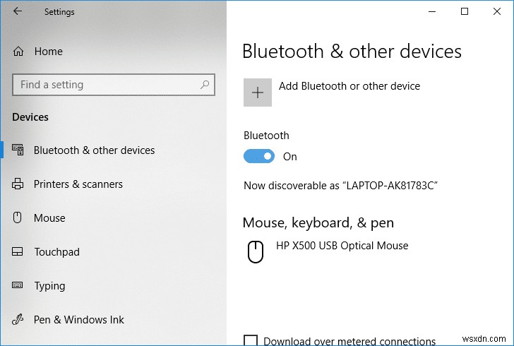 Windows 10の設定からBluetoothが見つからない問題を修正 