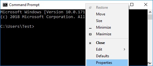 Windows 10 でコマンド プロンプトと PowerShell のレガシー コンソールを有効または無効にする 