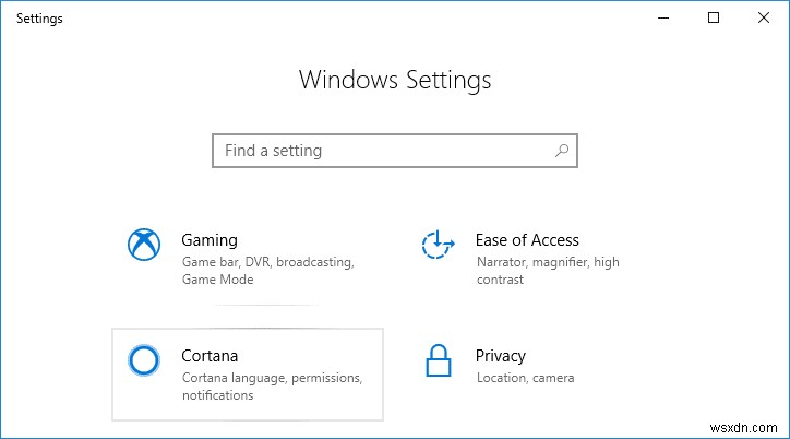 Windows 10 のロック画面で Cortana を有効または無効にする