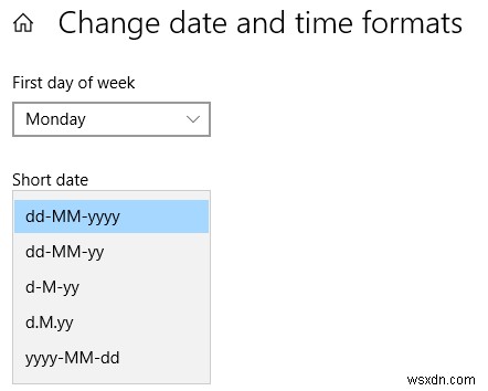 Windows 10 で日付と時刻の形式を変更する方法 