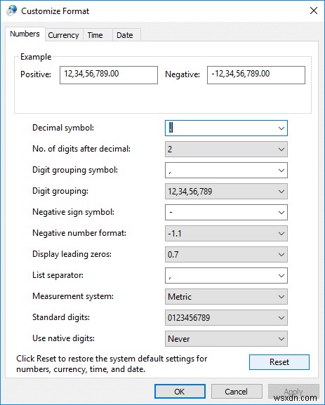 Windows 10 で日付と時刻の形式を変更する方法 