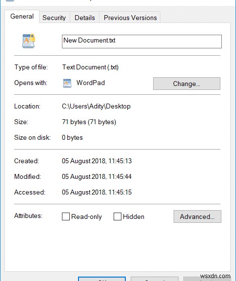 Windows 10 で EFS 暗号化ファイルとフォルダーを復号化する 
