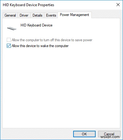 Windows 10 でデバイスによるコンピューターのスリープ解除を許可または禁止する 