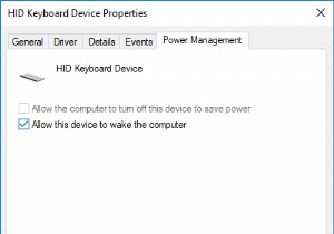 Windows 10 でデバイスによるコンピューターのスリープ解除を許可または禁止する 