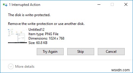 Windows 10 でディスクの書き込み保護を有効または無効にする